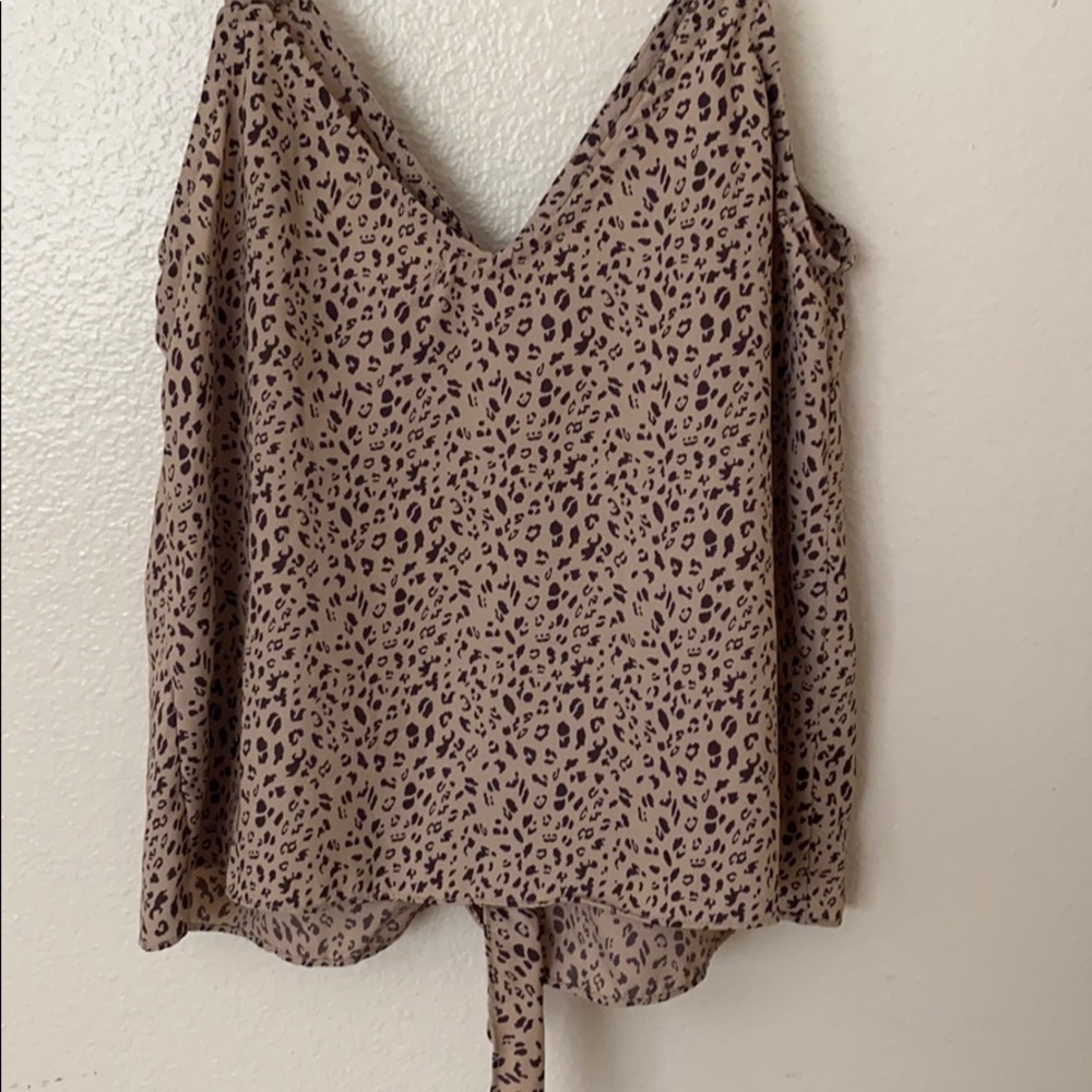 Leopard Strappy Tank - Picture 3 of 4